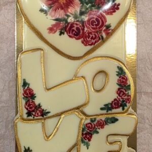 Choco Bar - "Love" - White Chocolate