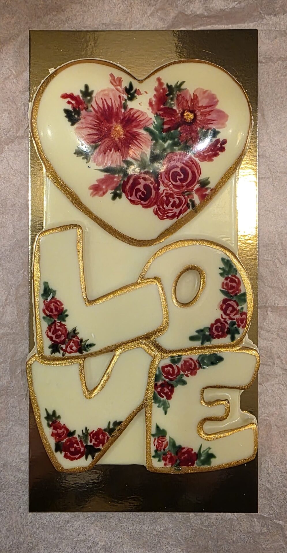 Choco Bar - "Love" - White Chocolate